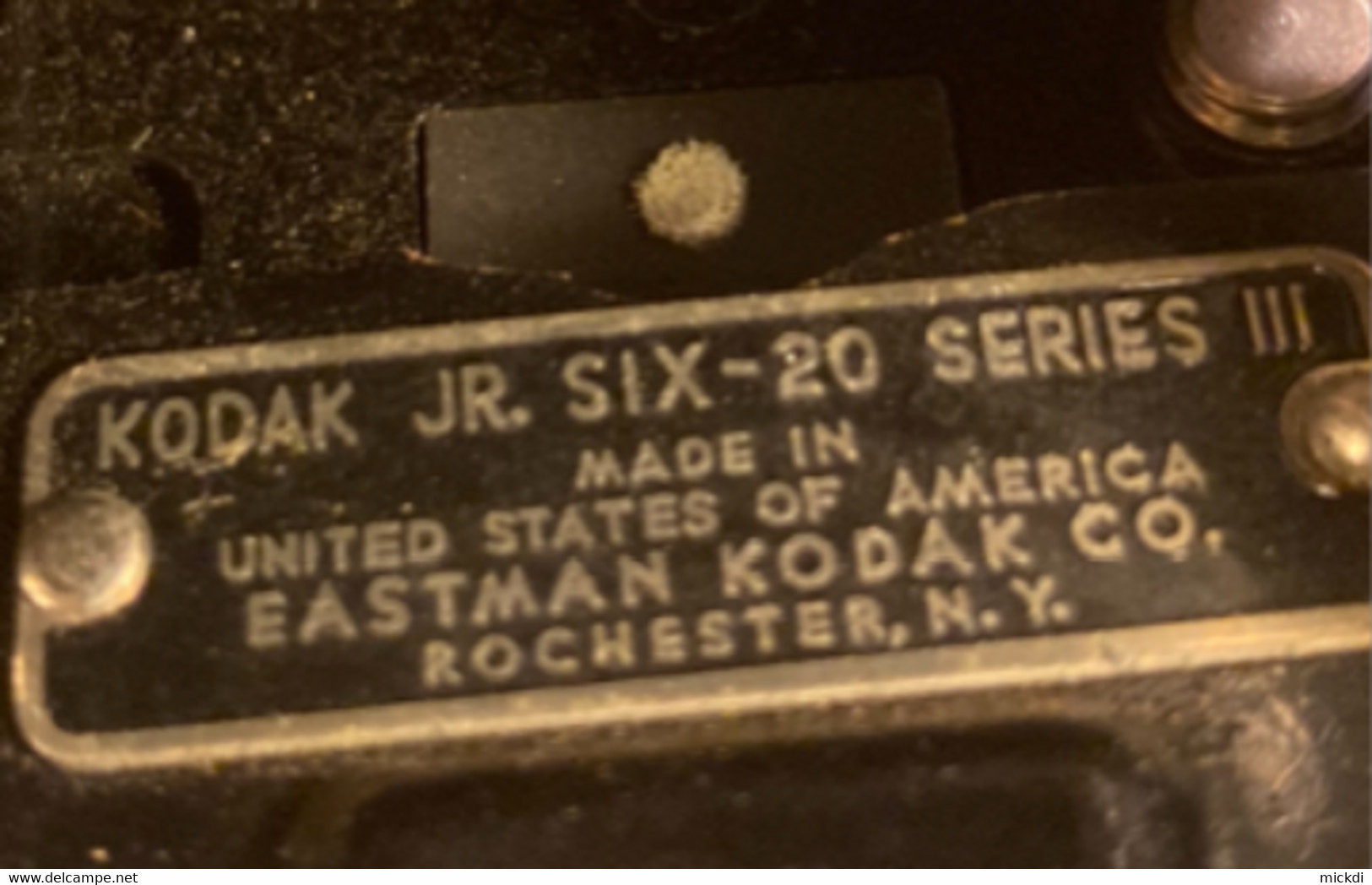 KODAK ANASTIGMAT A SOUFFLET 1938-1939 JR. SIX-20 SERIES III UNITED STATES OF AMERICA USA - Appareils Photo