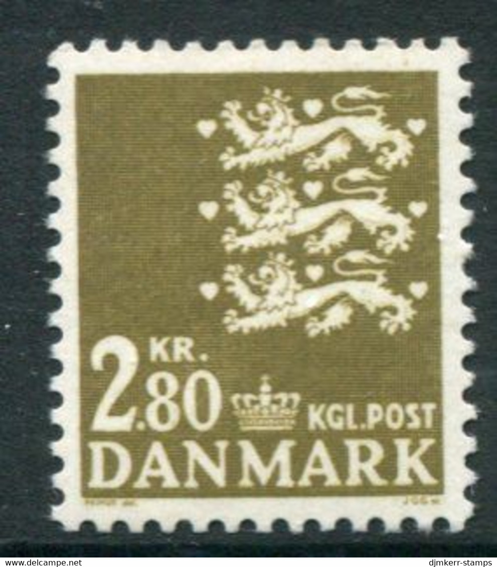 DENMARK 1975 Small Arms Definitive 2.80 Kr. MNH / ** Michel 586 - Unused Stamps