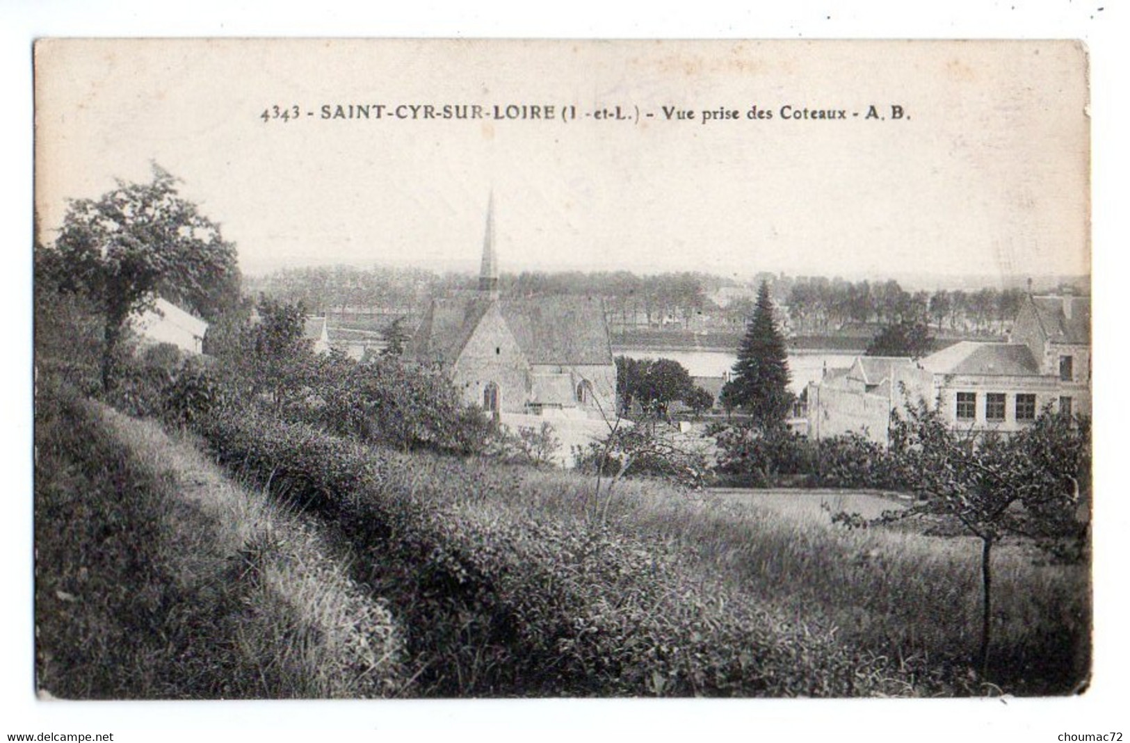 (37) 2792, Saint St Cyr Sur Loire, AB 4343, Vue Prise Des Coteaux - Saint-Cyr-sur-Loire
