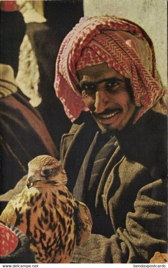 Kuwait, Native Falconer With Falcon (1962) Homemade Postcard - Koeweit