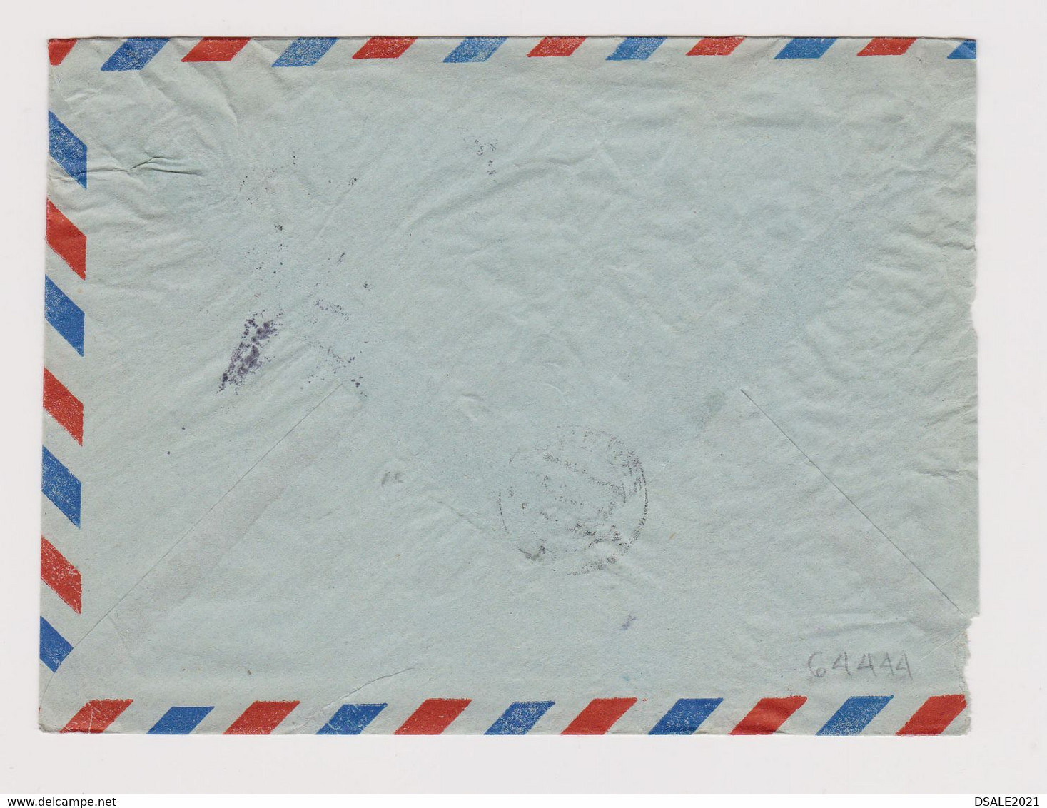 Bulgaria Bulgarian Registered Airmail Cover 1960s Sent Abroad To Duress-Albania (64444) - Cartas & Documentos