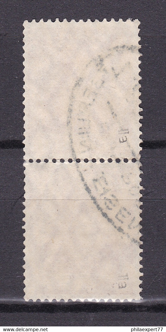 Deutsches Reich - 1915/19 - Michel Nr. 86 II A Paar ZUG Stempel - BPP Geprüft - Gestempelt - Used Stamps