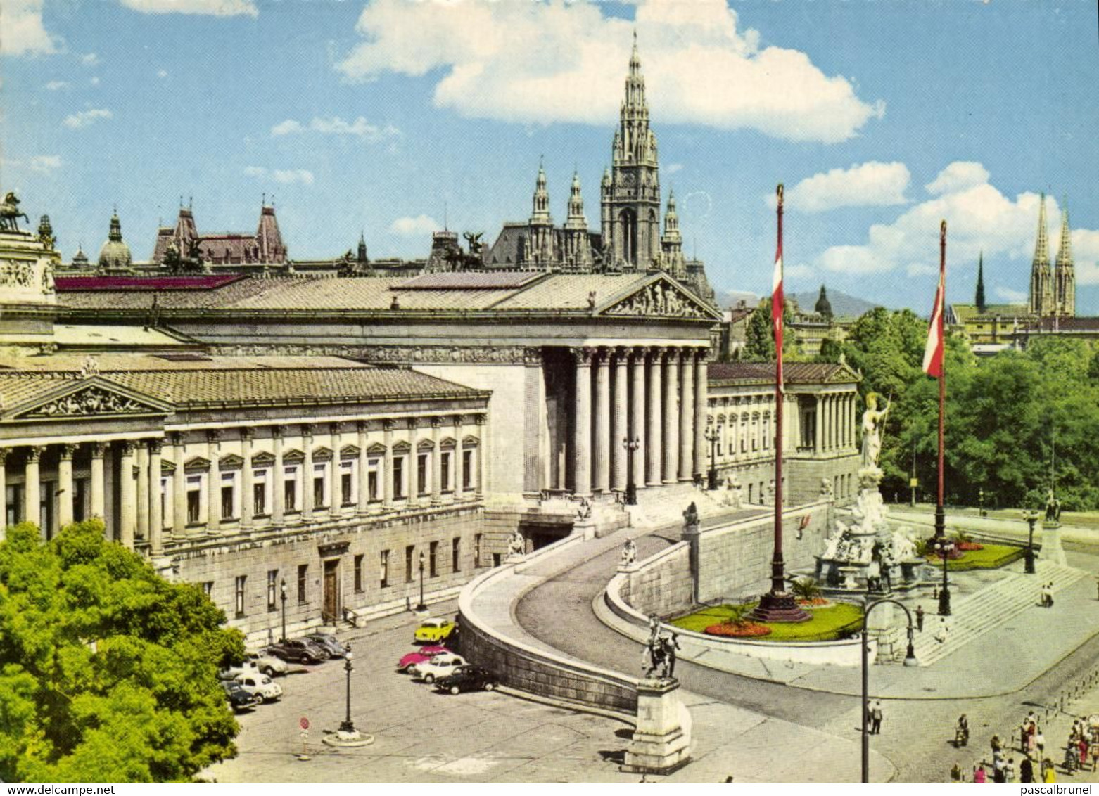 VIENNE - WIEN - RINGSTRASSE - PARLAMENT UND RATHAUS - Ringstrasse