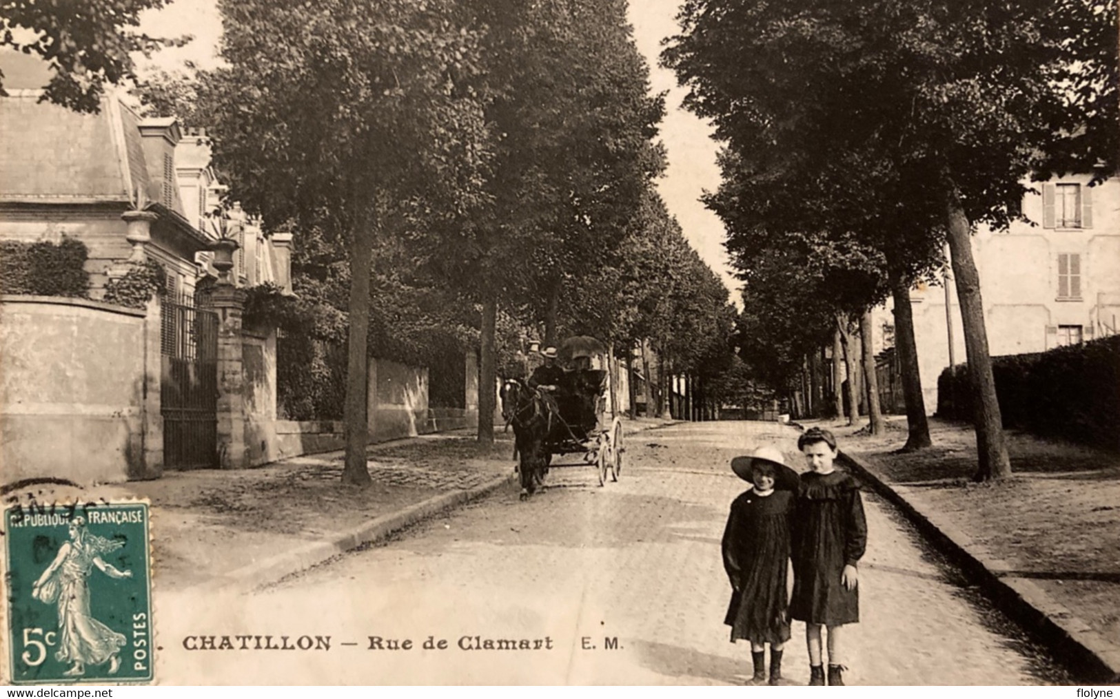 Châtillon - Rue De Clamart - Attelage Et Enfants - Châtillon