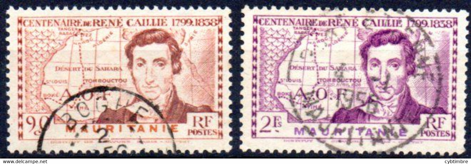 Mauritanie: Yvert N° 95/96 - Used Stamps