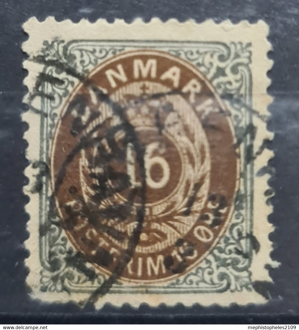 DENMARK 1875 - Canceled - Sc# 30 - Usati