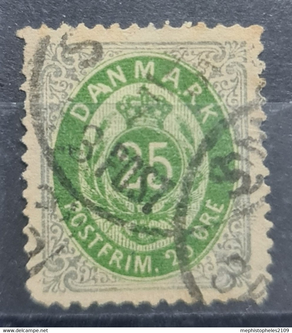 DENMARK 1875 - Canceled - Sc# 32 - Usado