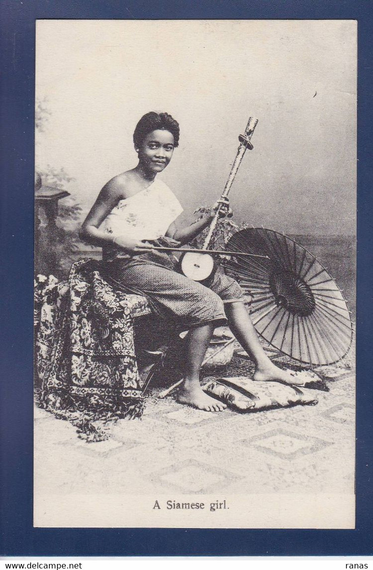 CPA Siam Thaïlande Non Circulé Type Femme Woman Musique - Thailand