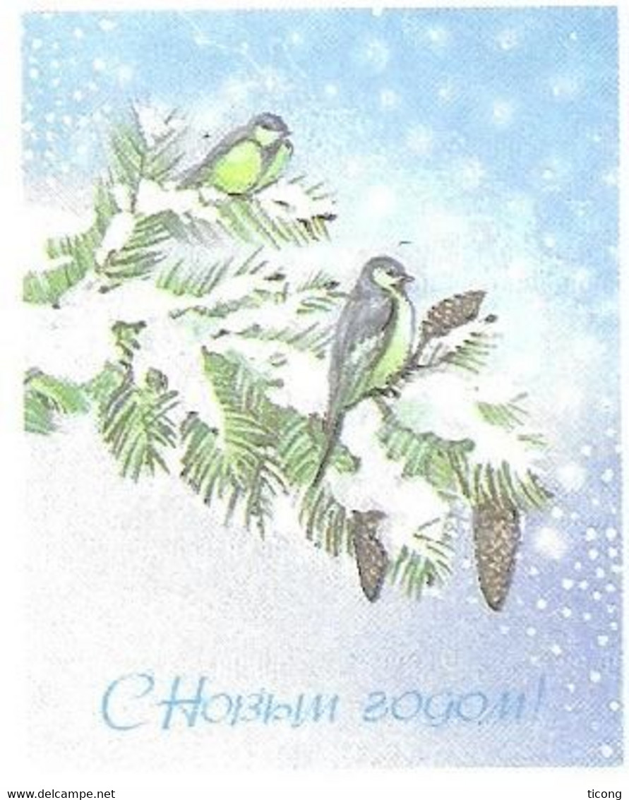 YAKUTSK SIBERIE RUSSIE 1994, LETTRE ENTIER POSTAL URSS ILLUSTRATION OISEAUX, SURCHARGE CHAMPIGNON SUR TIMBRES RUSSES - Brieven En Documenten