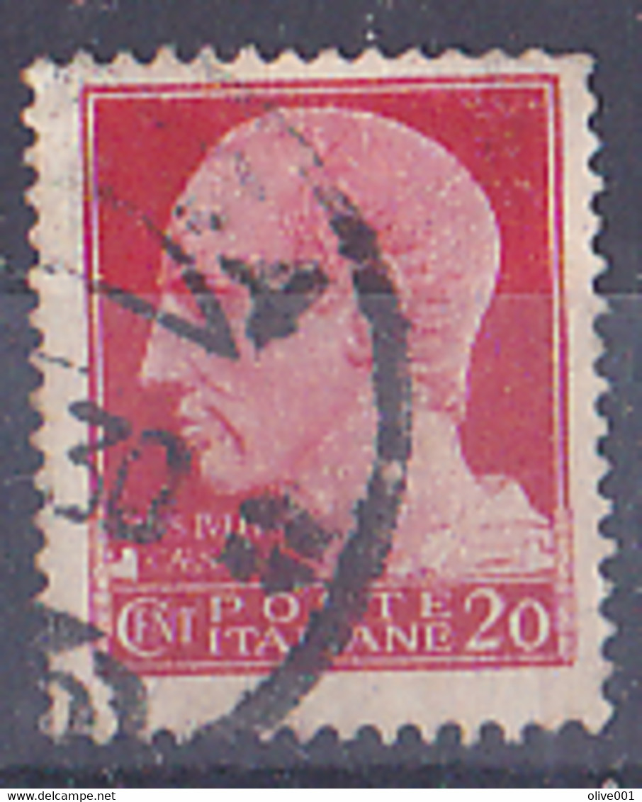 Timbre De 1945 - Cesare  - César - 20 Cent - Rosso - Rouge -  Sassone N° 537 - Oblitéré - Usato - Used - - Gebraucht