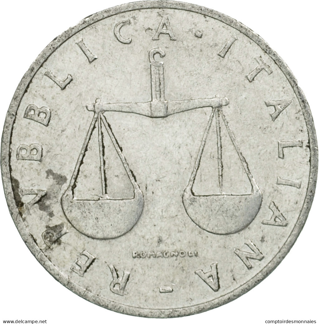 Monnaie, Italie, Lira, 1954, Rome, TB+, Aluminium, KM:91 - 1 Lira