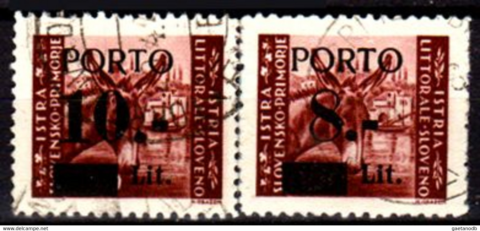 Italia-G-0981 - Occupazione Jugoslava: Taxe,3,4 Del 1945 (o) Used - Qualità A Vostro Giudizio. - Jugoslawische Bes.: Istrien