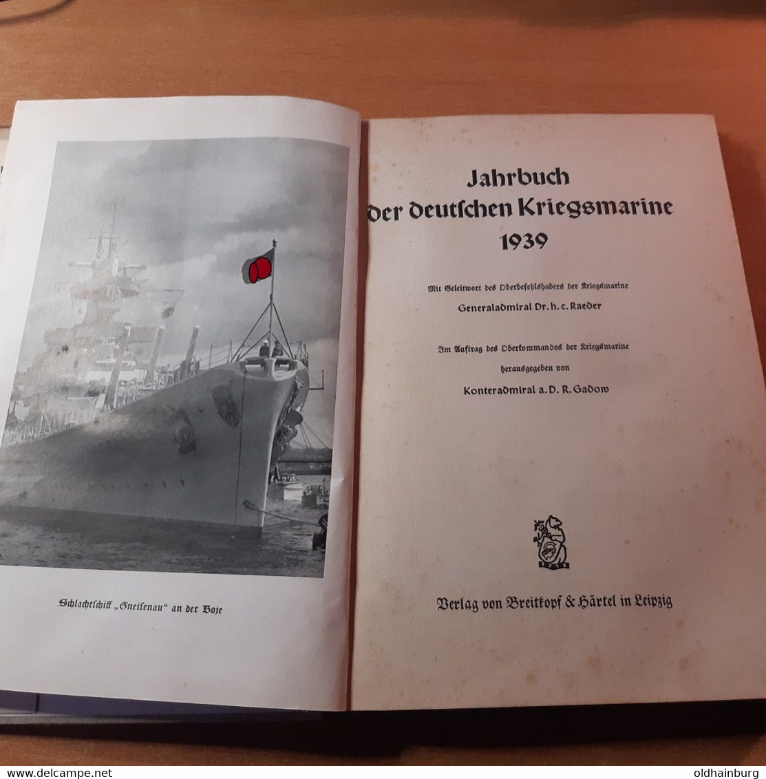 2043: Jahrbuch Der Deutschen Kriegsmarine Antiquarisch Original Ausgabe 1939 - 5. Guerre Mondiali