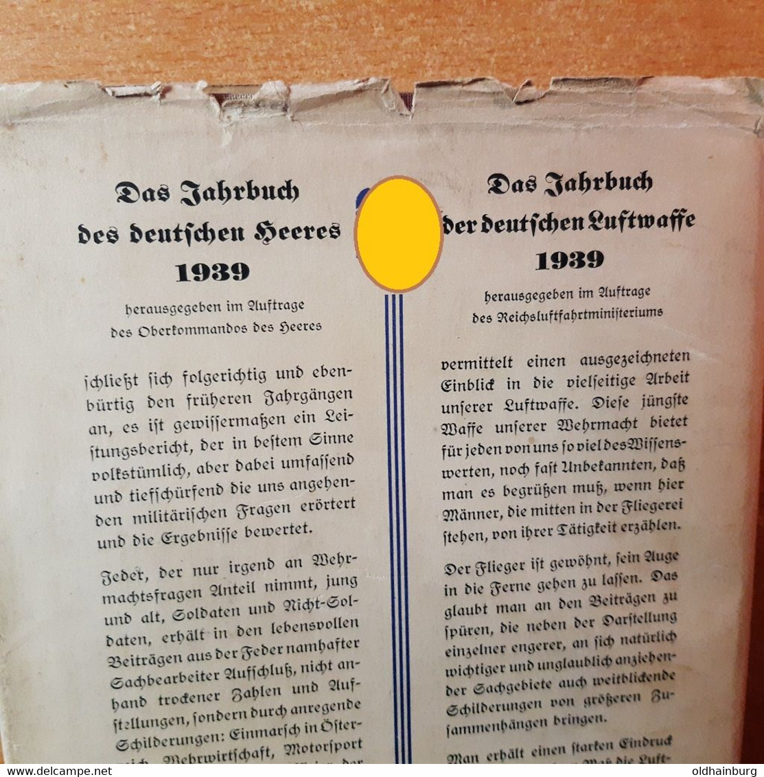 2043: Jahrbuch Der Deutschen Kriegsmarine Antiquarisch Original Ausgabe 1939 - 5. Guerres Mondiales