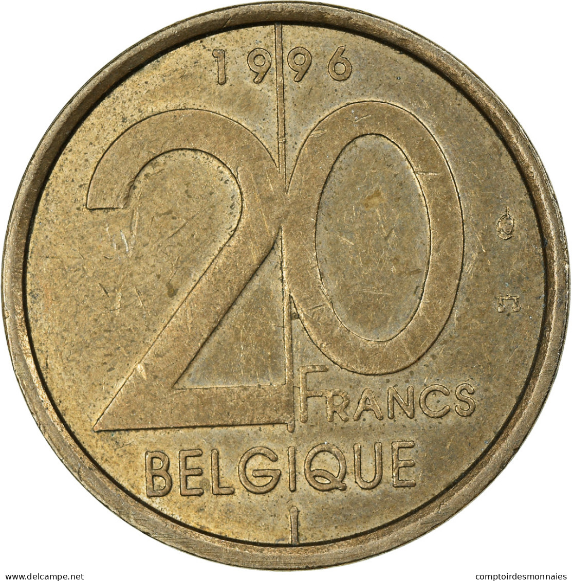 Monnaie, Belgique, Albert II, 20 Francs, 20 Frank, 1996, Bruxelles, TTB - 20 Francs