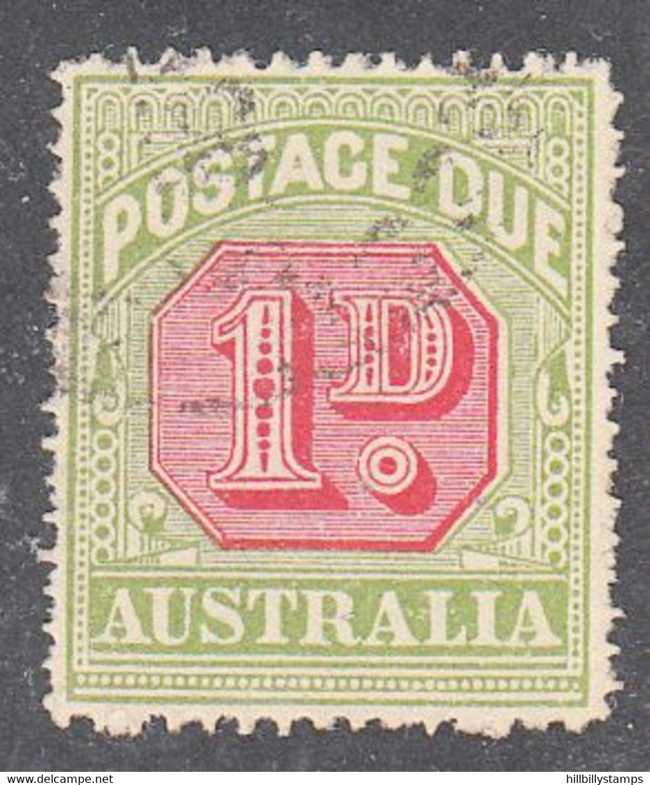 AUSTRALIA   SCOTT NO J40  USED  YEAR 1909   WMK 13 - Segnatasse