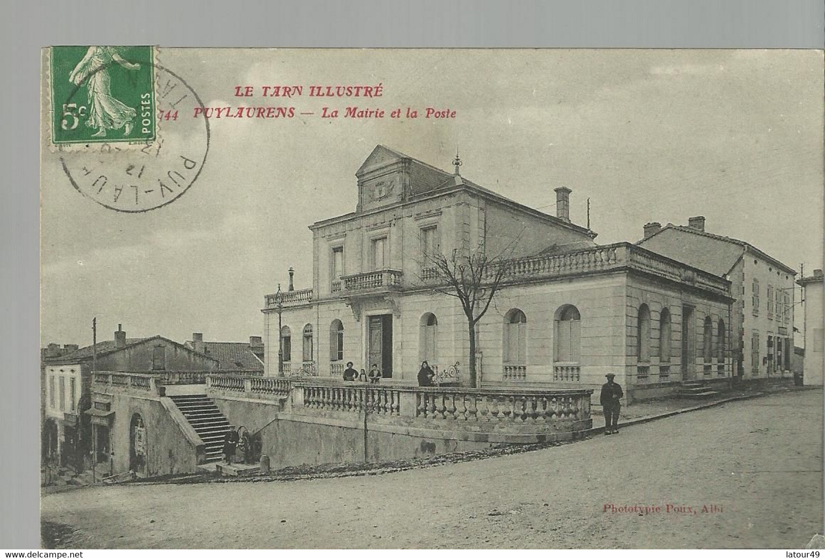 Puylaurens La Mairie Et La Poste - Puylaurens