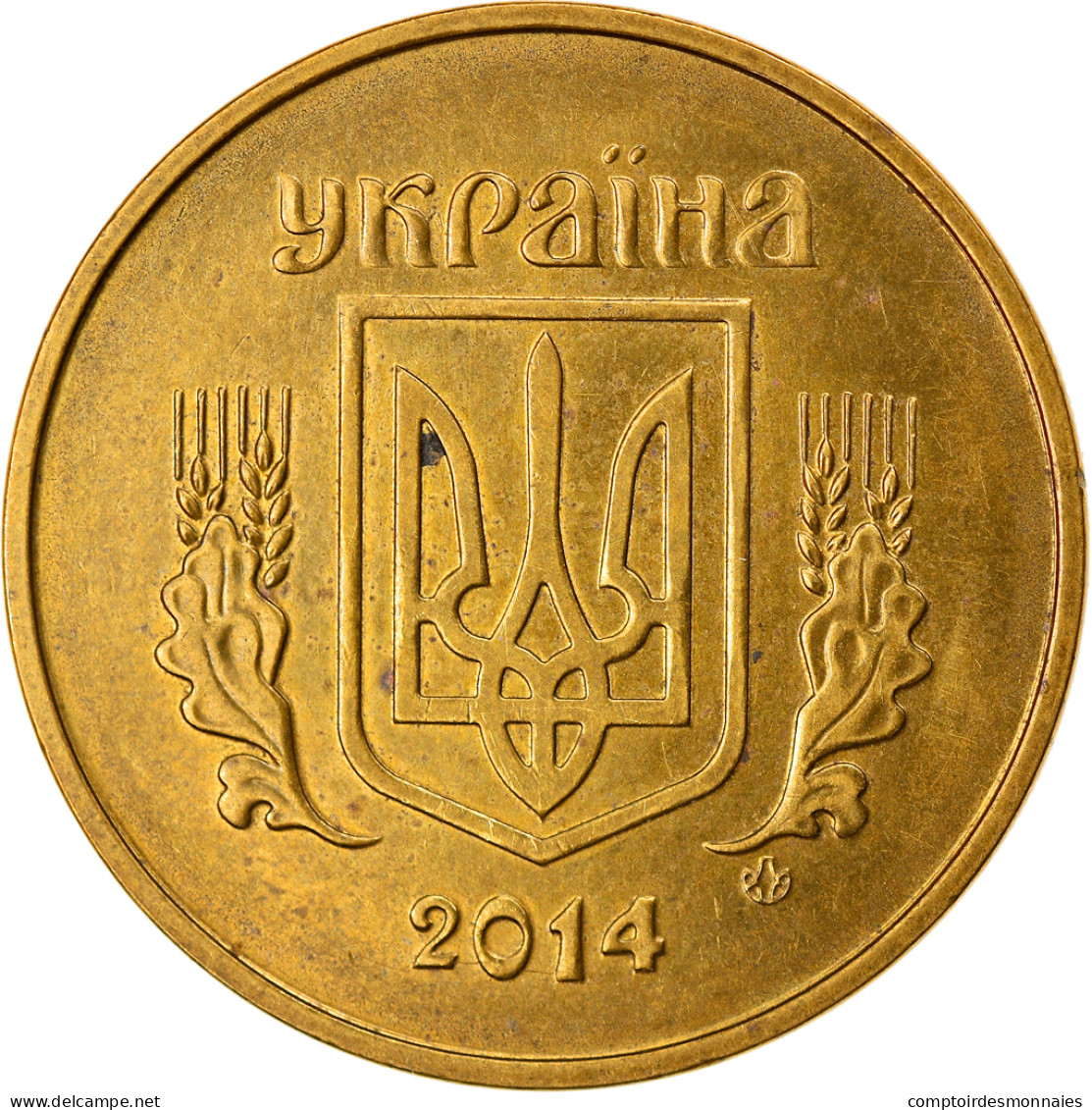 Monnaie, Ukraine, 50 Kopiyok, 2014, TTB+, Aluminum-Bronze, KM:3.3b - Ukraine