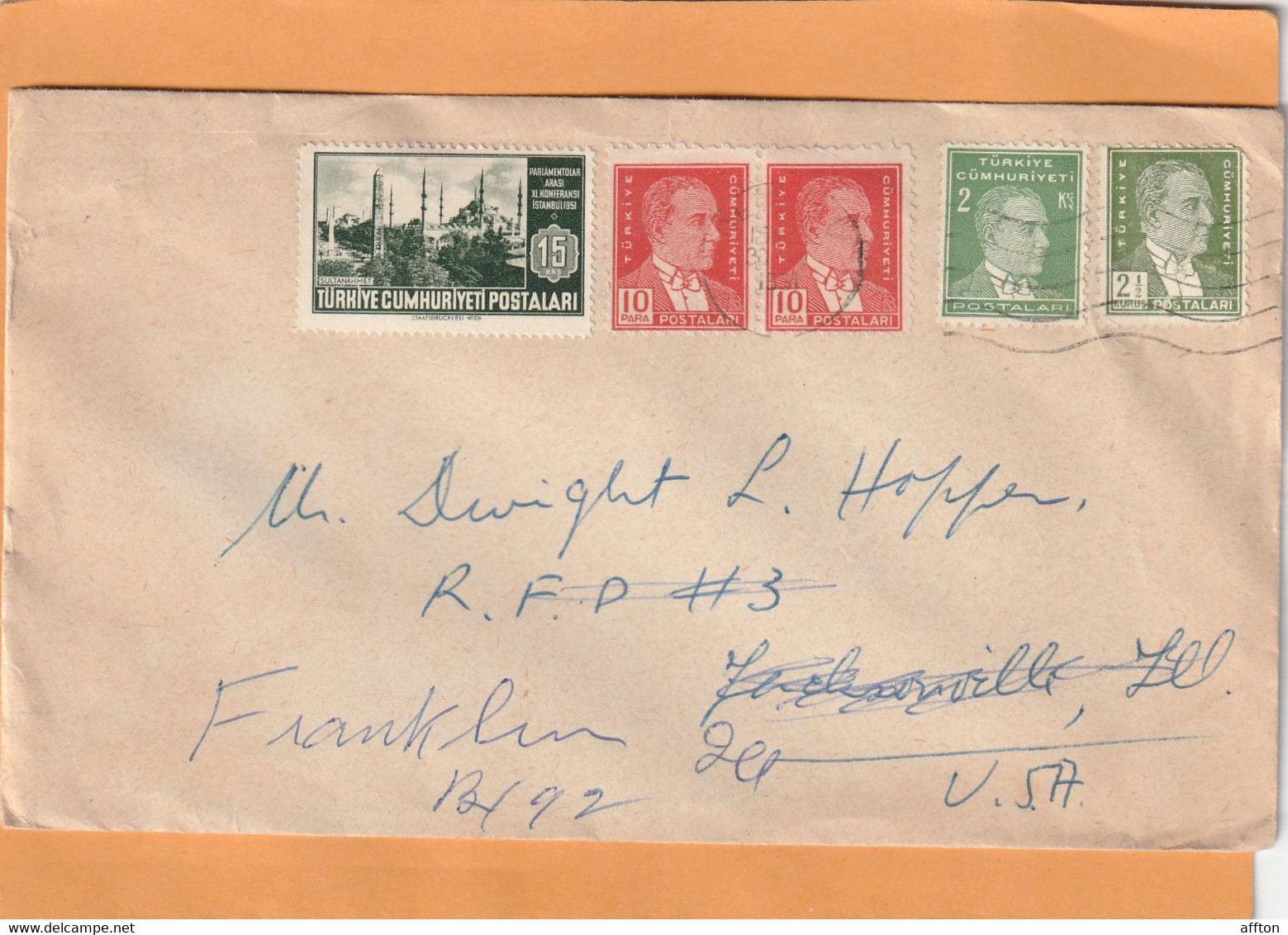 Turkey Old Cover Mailed - Storia Postale