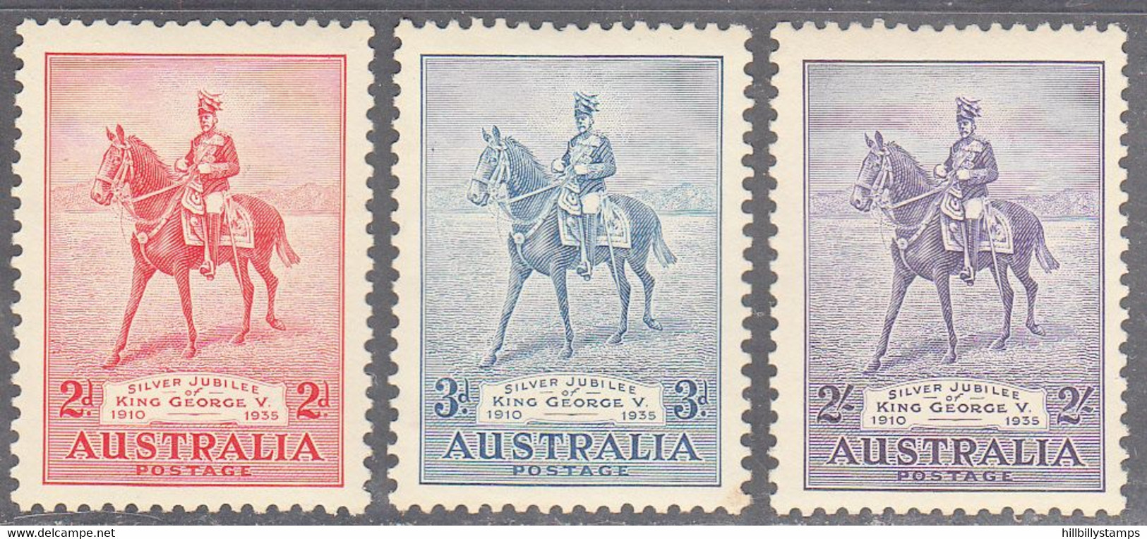 AUSTRALIA   SCOTT NO  152-54  MNH  YEAR 1935 - Ungebraucht