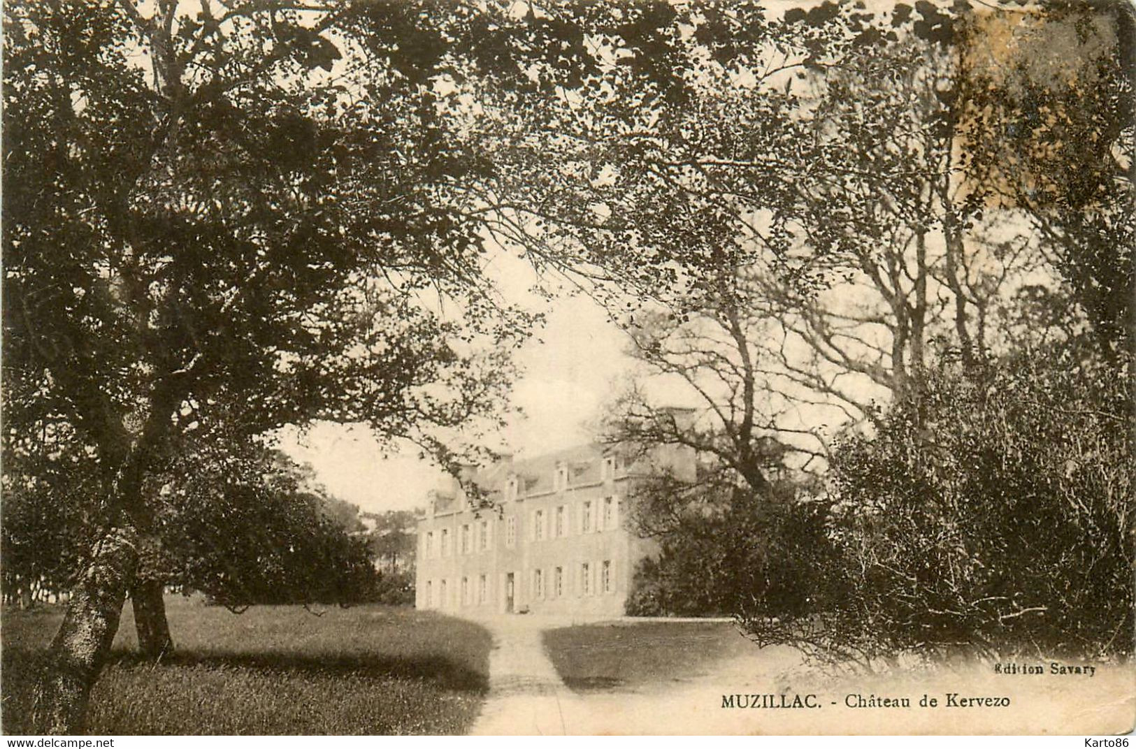 Muzillac * Chemin Et Le Château De Kervezo - Muzillac