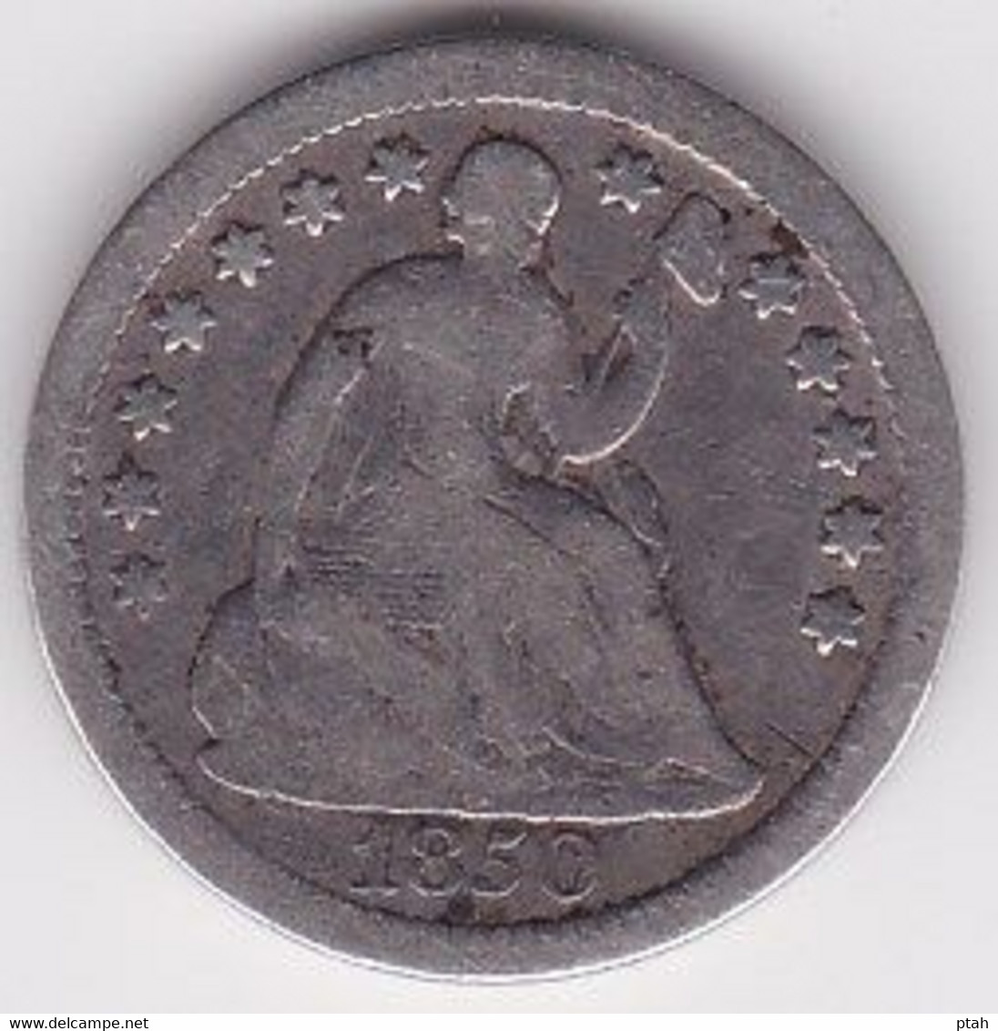 U.S.A., 1/2 Dime 1850 O - Half Dimes (Demi Dimes)