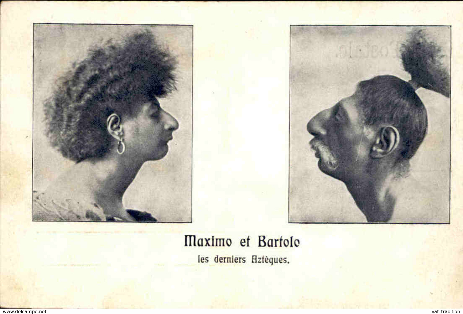 ETHNIQUES - Carte Postale De Maximo Et Bartolo Les Derniers Bztèques - L 116703 - Amerika