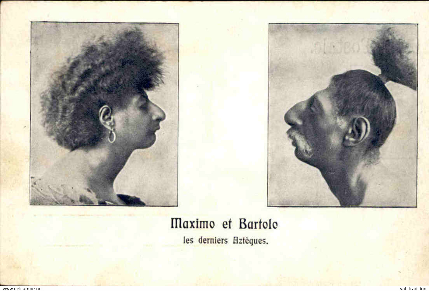 ETHNIQUES - Carte Postale De Maximo Et Bartolo Les Derniers Bztèques - L 116703 - America