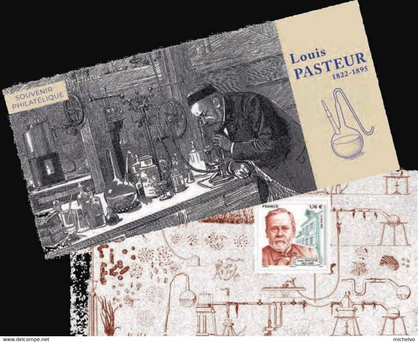 France 2022 - Yv N° 188 ** - Souvenir - Louis Pasteur - Ongebruikt