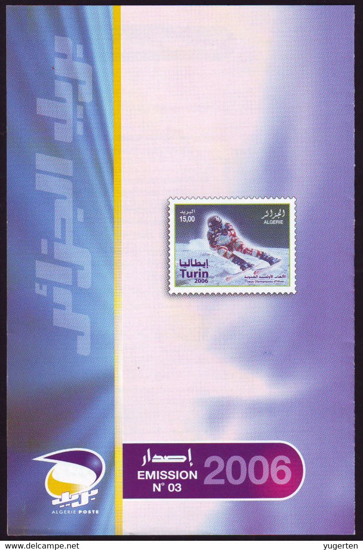 ALGERIA - 2006 - Official Brochure - Turin Winter Olympic Olympics Notice - Torino Giochi Olimpici  Ski Esquí Sciare - Winter 2006: Torino