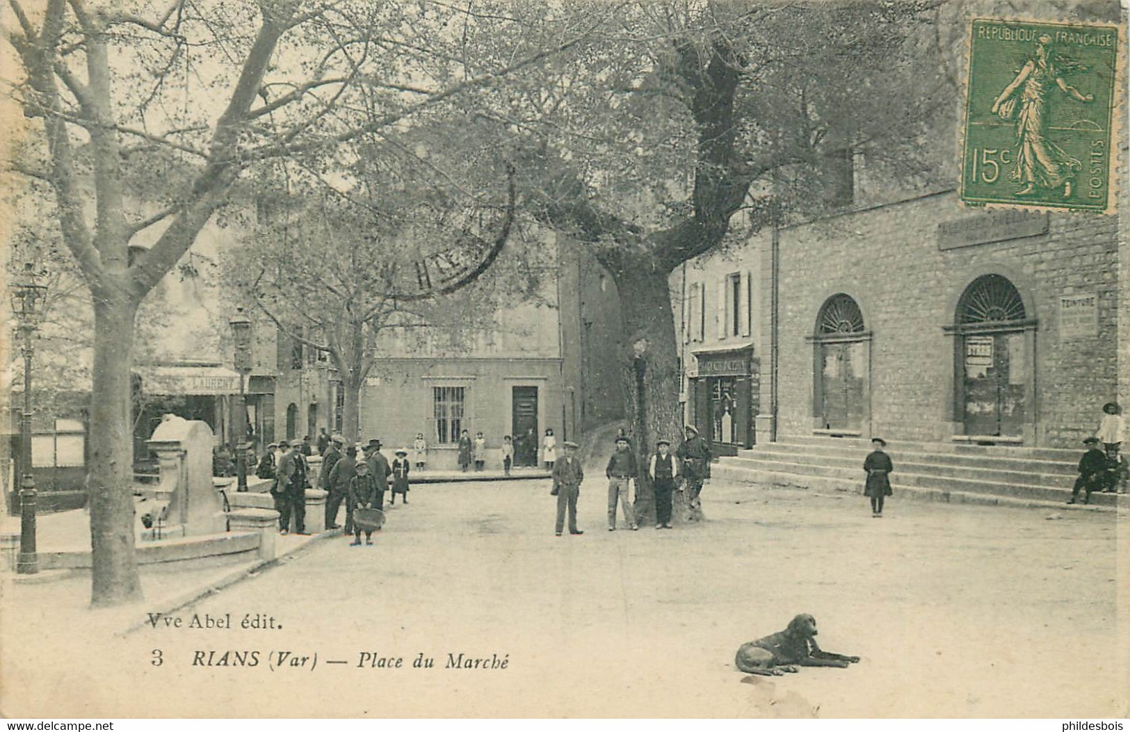 VAR  RIANS  Place Du Marché - Rians