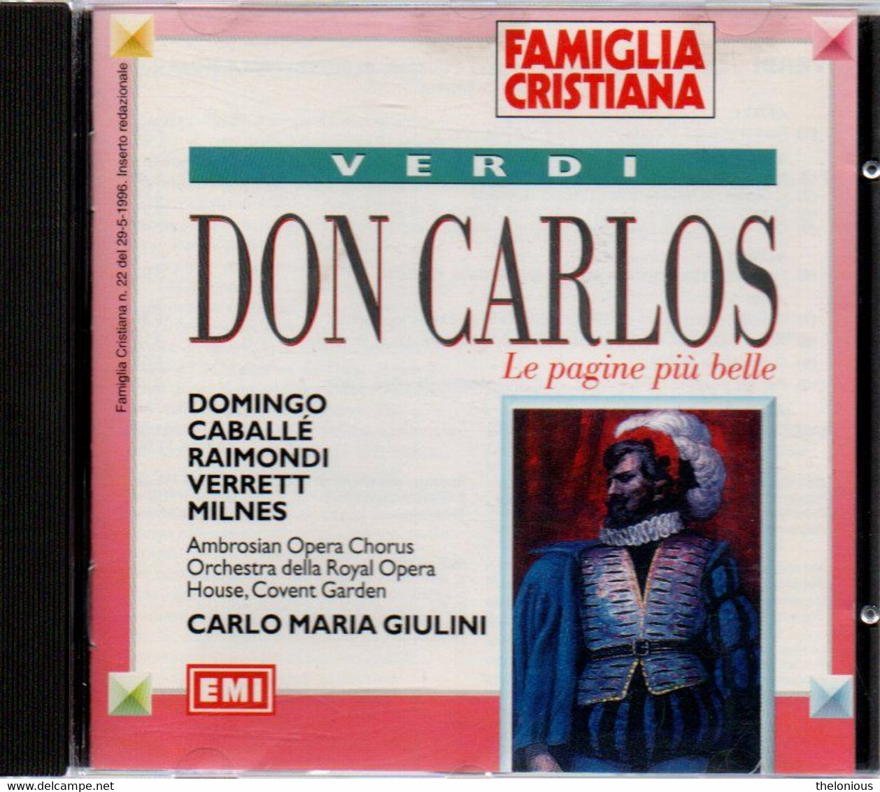 # CD - Giuseppe Verdi: DON CARLOS - Le Pagine Più Belle - Oper & Operette