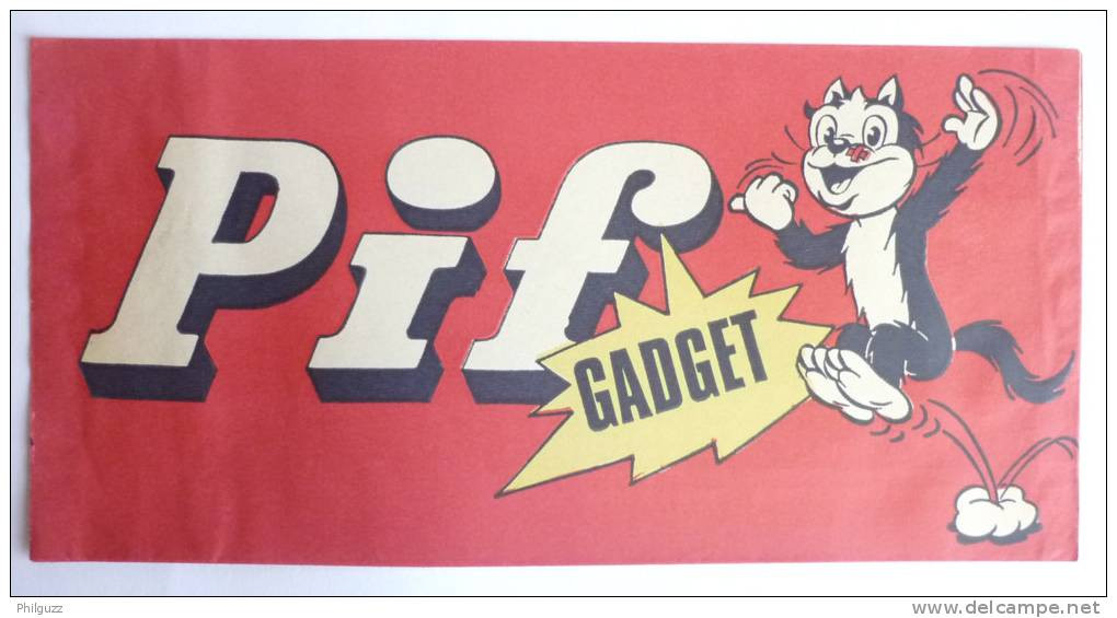 TRES RARE CHAPEAU EN PAPIER - PIF GADGET - ANNEES 70 - Objets Publicitaires