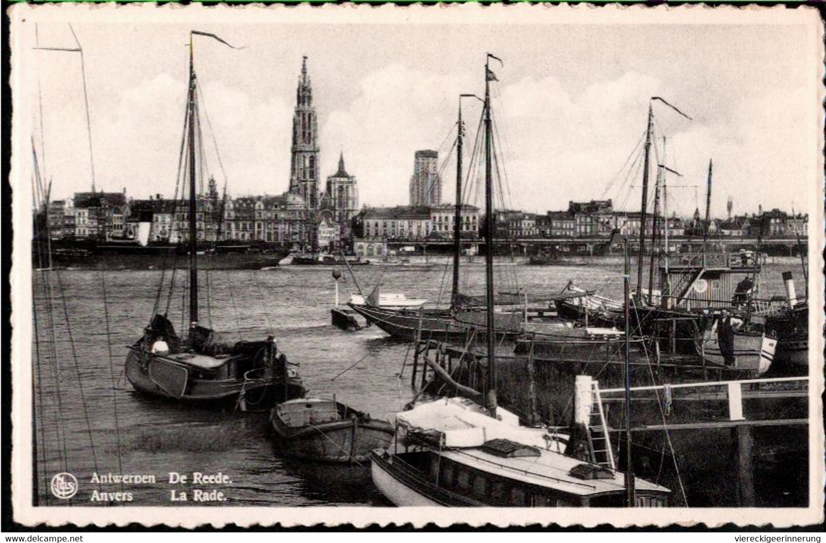 ! Alte Ansichtskarte Aus Antwerpen, Anvers, La Rade, 1943, Edit. Nels - Antwerpen