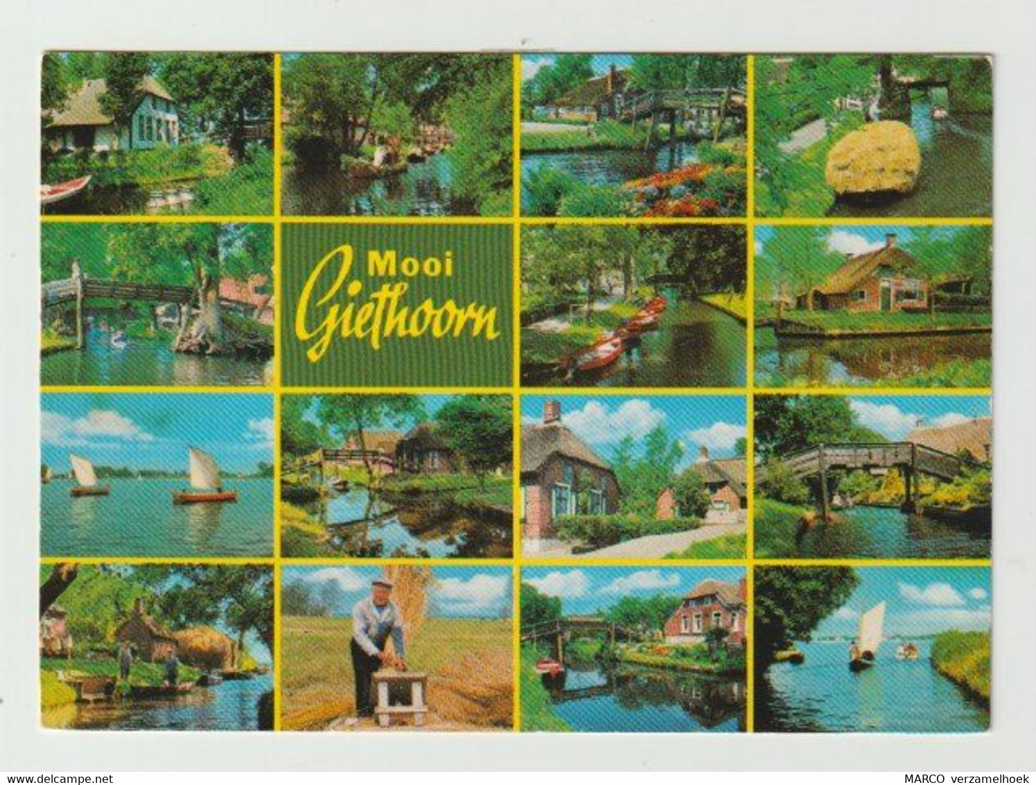 Ansichtkaart-postcard Mooi Giethoorn (NL) - Giethoorn