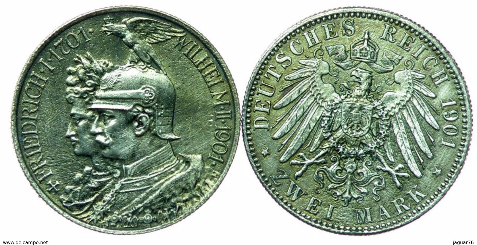 Kaiserreich - Preussen 2 Reichsmark 1901 A - Andere & Zonder Classificatie