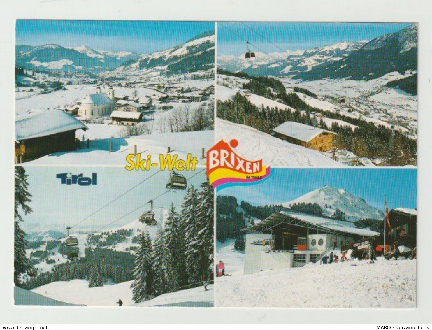 Ansichtkaart-postcard Ski Welt Brixen In Thale (A) - Brixen Im Thale