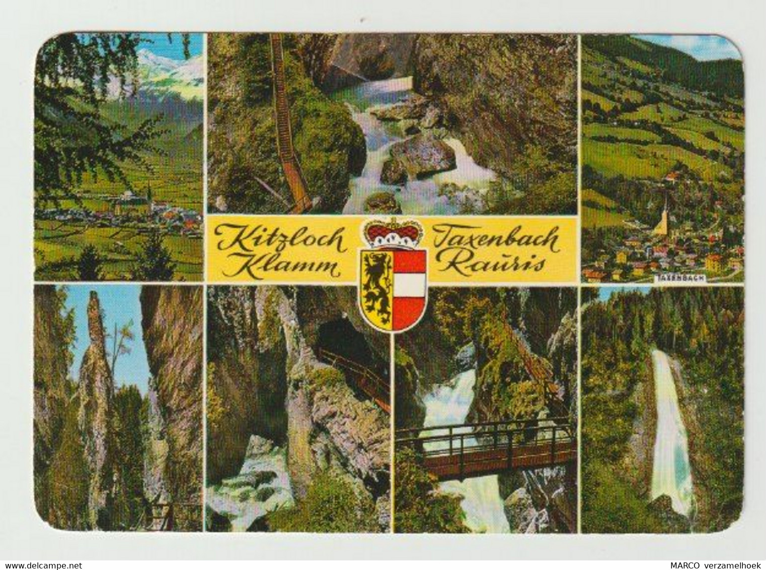 Ansichtkaart-postcard Kitzloch Klamm Taxenbach Rauris (A) - Rauris