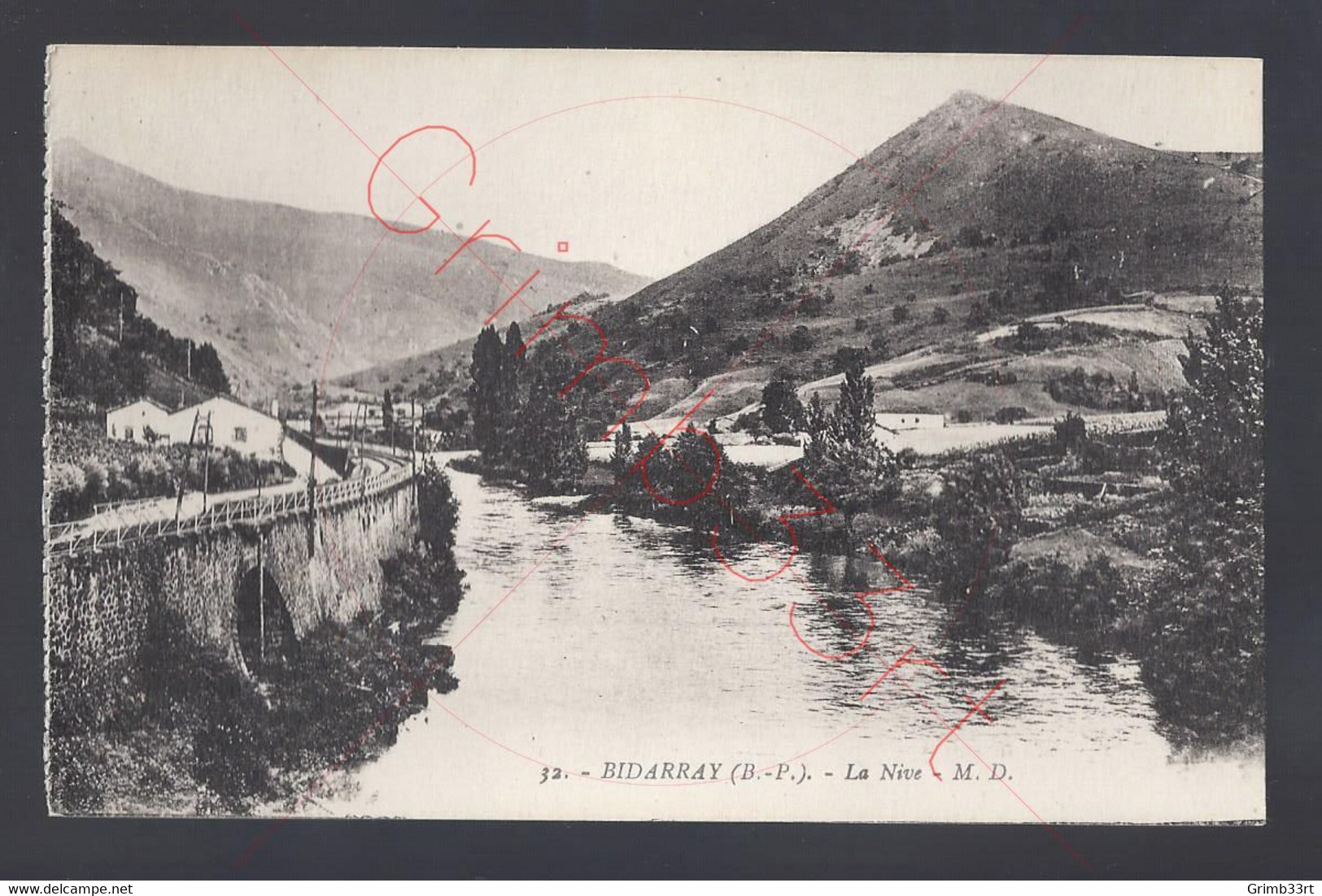 Bidarray - La Nive - Postkaart - Bidarray