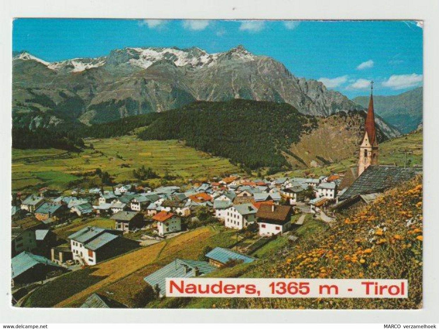 Ansichtkaart-postcard Nauders Tirol (A) - Nauders