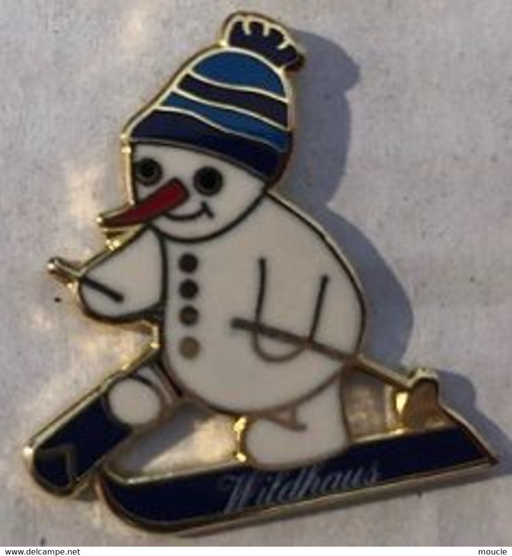 BONHOMME DE NEIGE SUR DES SKIS - CAROTTE - BONNET - EGF - WIDHAUS - SNOWMAN - SCHNEEMANN - PUPAZZO DI NEVE - (29) - Personnes Célèbres