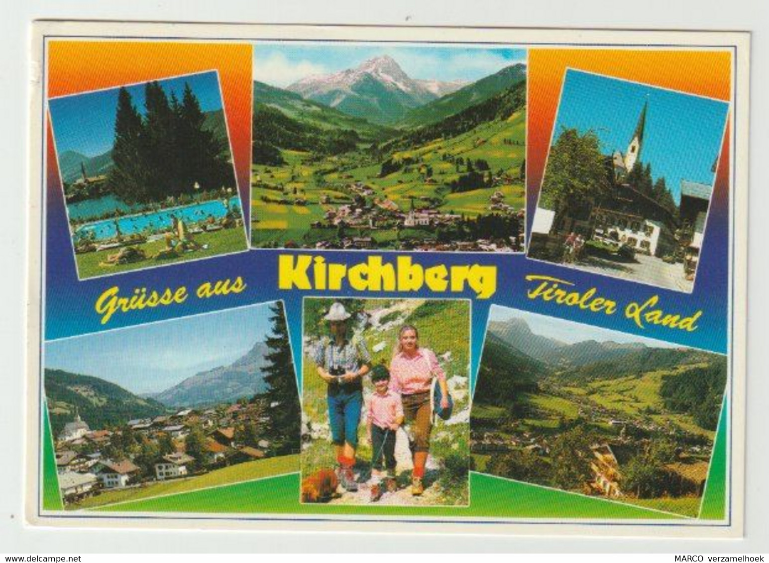 Ansichtkaart-postcard Grüsse Aus Kirchberg Tirol (A) - Kirchberg