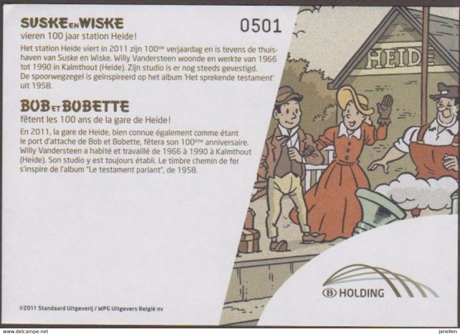 TRV 20A - Suske & Wiske - Bob & Bobette (genummerd/numéroté)- Met Briefomslag/pochette Original - Otros & Sin Clasificación