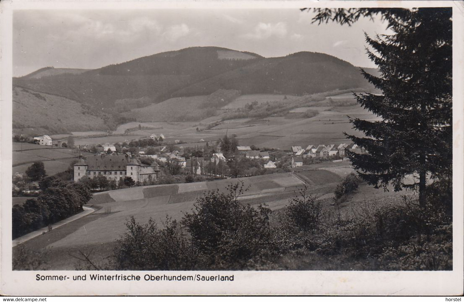 D-57399 Kirchhundem - Oberhundem Sauerland - Alte Ansicht ( 50er Jahre Stamp) - Lennestadt