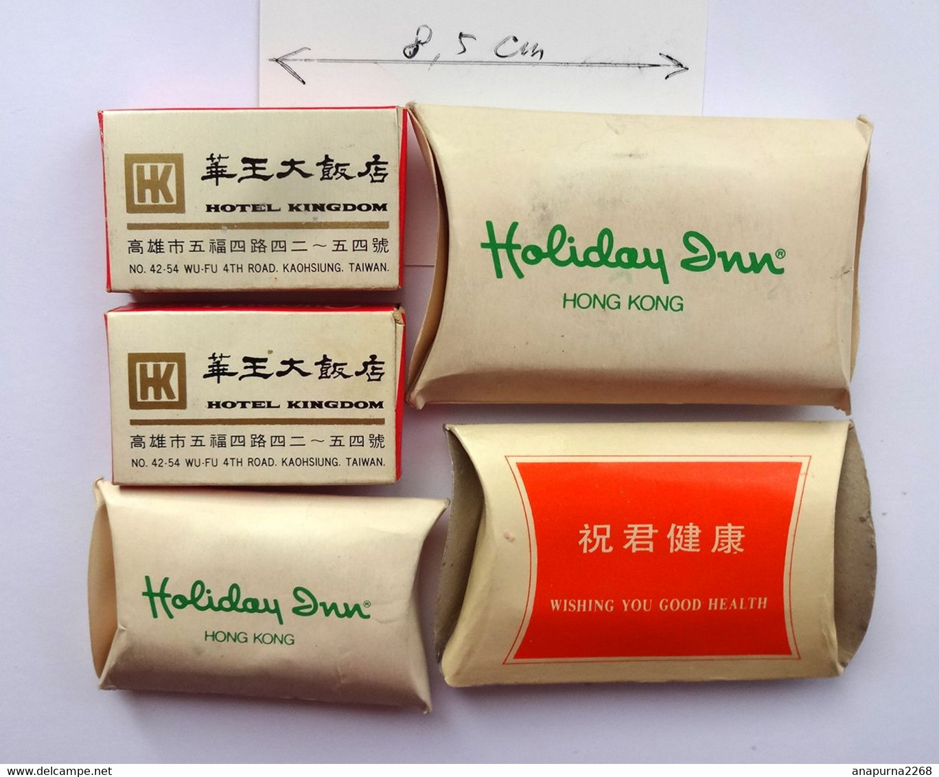 4 SAVONS D' HOTEL...TAIWAN  ...HONG KONG....CHINE - Beauty Products