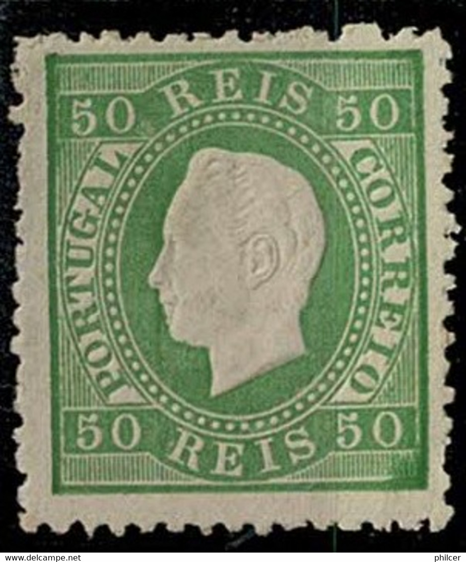 Portugal, 1870/6, # 41 Dent. 12 3/4, Tipo I, MNG - Unused Stamps
