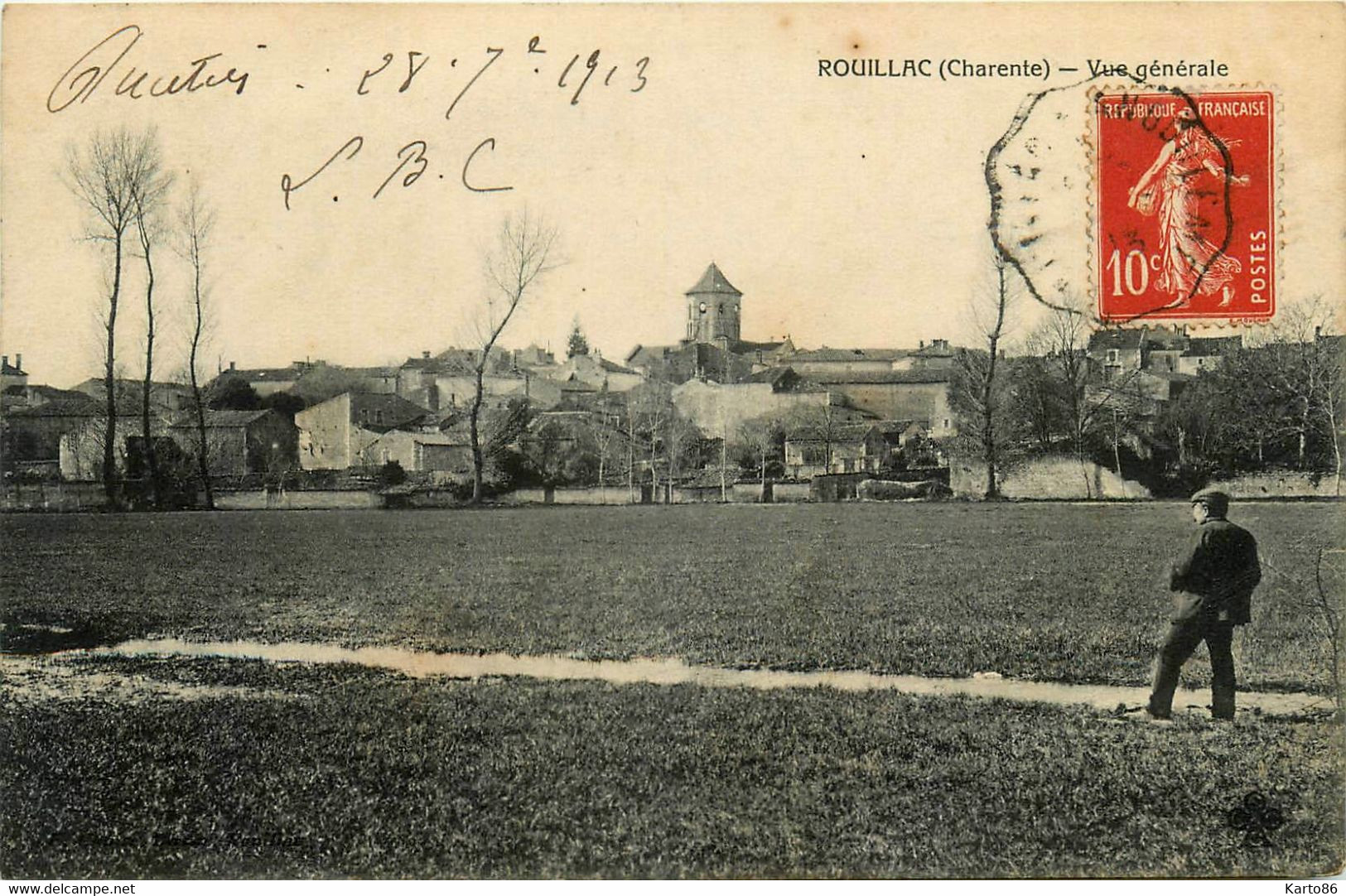 Rouillac * Vue Générale Sur Le Village - Rouillac