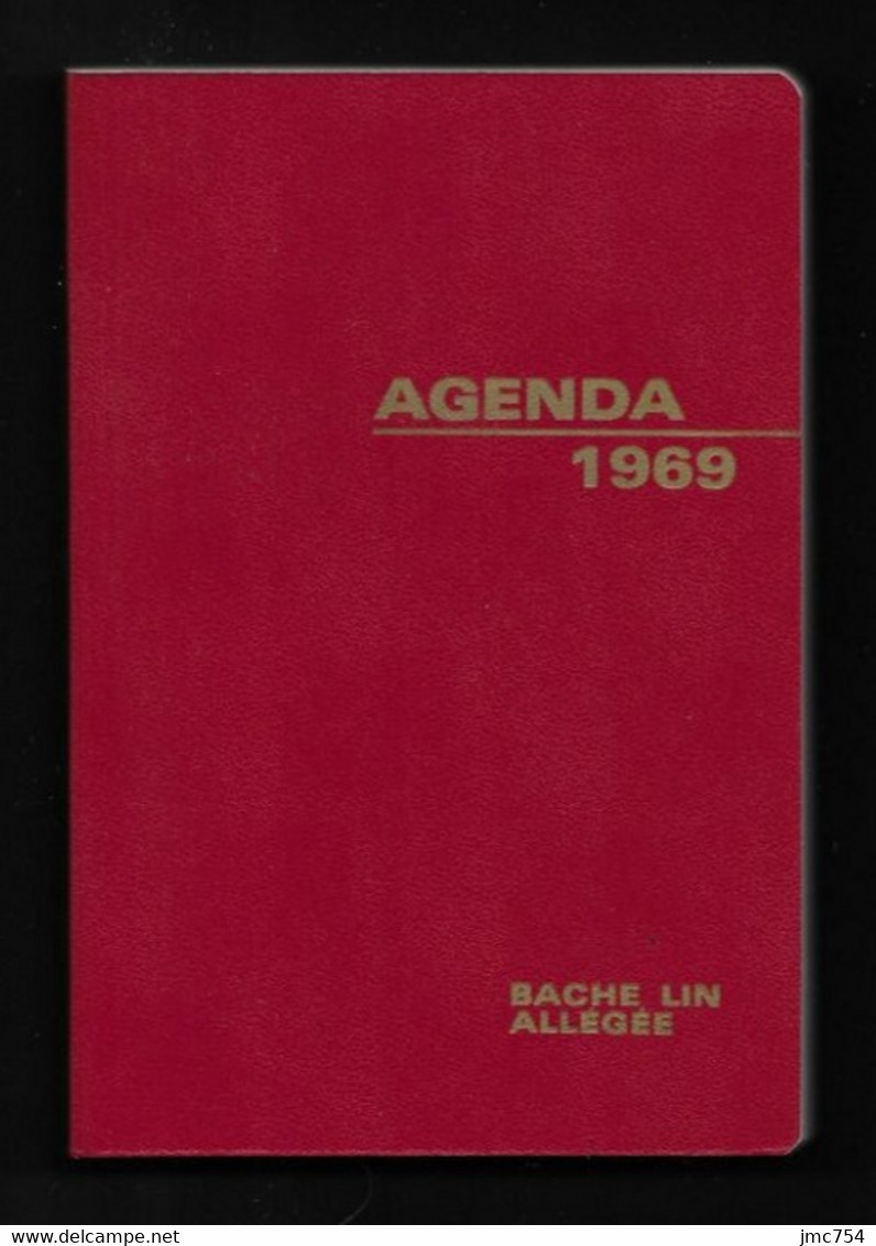 Agenda Publicitaire Des Routiers 1969.   Bâche Lin Allégée.   Etat Neuf. - Blank Diaries