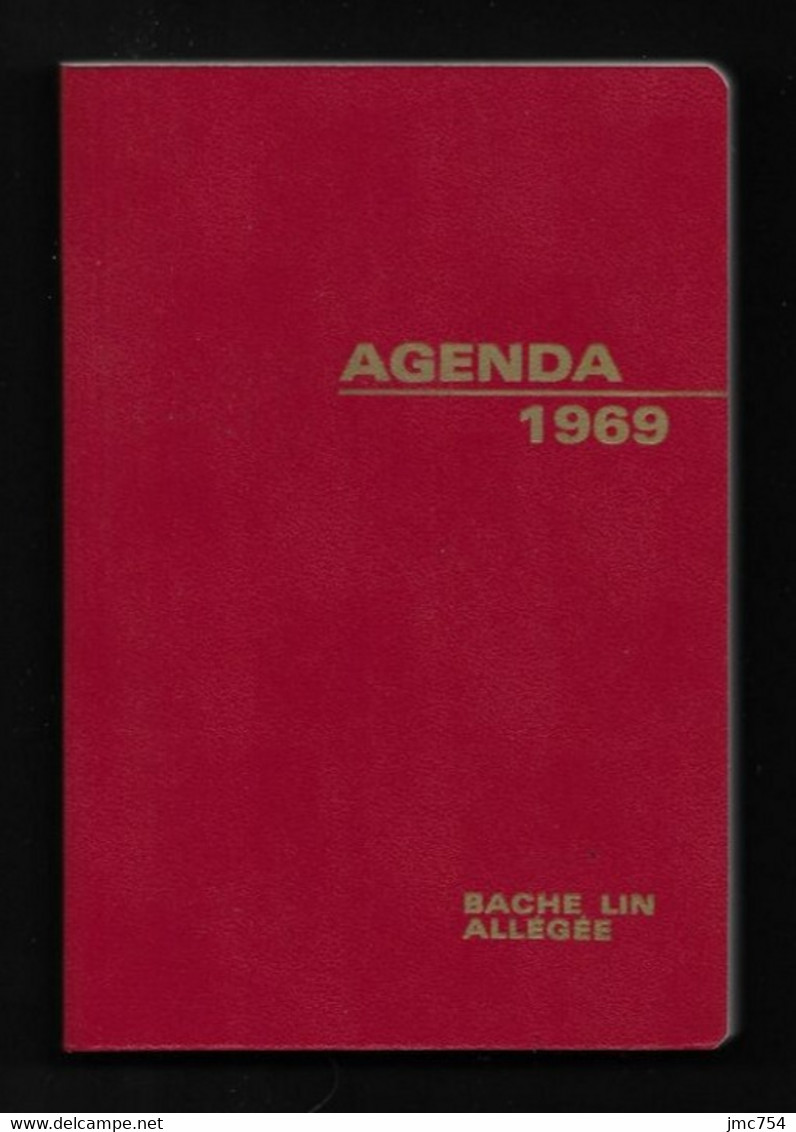 Agenda Publicitaire Des Routiers 1969.   Bâche Lin Allégée.   Etat Neuf. - Terminkalender Leer