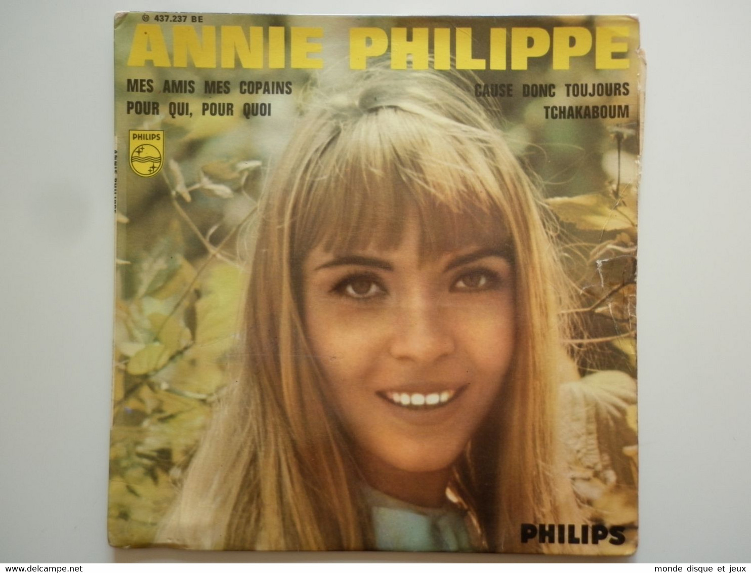 Annie Philippe 45Tours EP Vinyle Mes Amis Mes Copains - 45 T - Maxi-Single